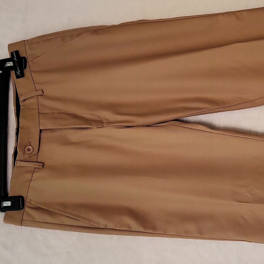 INSERCH Young Men's 28 x 32 Flat front khaki dress pant